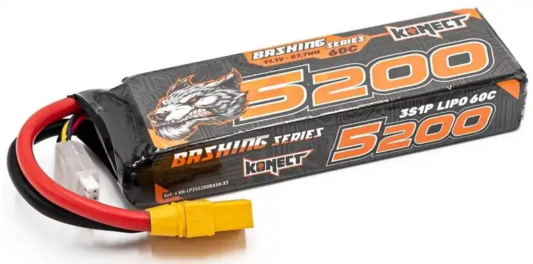 Konect Lipo 11.1v 5200mah 60C 3S1P Bash XT60 - Günstig