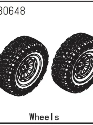 Absima Roue Complète Sherpa (x2) 1230648 - Kundenfavorit