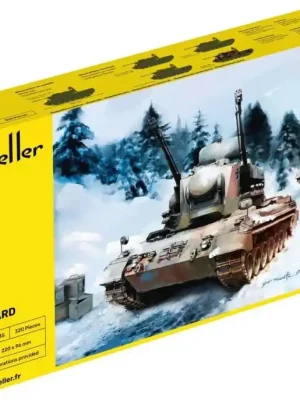 Ausverkauf | Heller 81127 Flugabwehrkanonenpanzer ‘Gepard‘ Plastikbausatz in 1 35