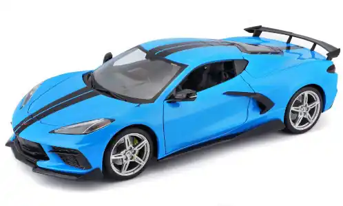 Chevrolet Corvette Stingray (C8), blau/schwarz, 2020, 1 18, Maisto - Bestpreis