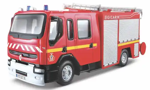Renault Premium, Service Departemental Incendie (F), 1 50, Bburago - Kostenlose Rückgabe
