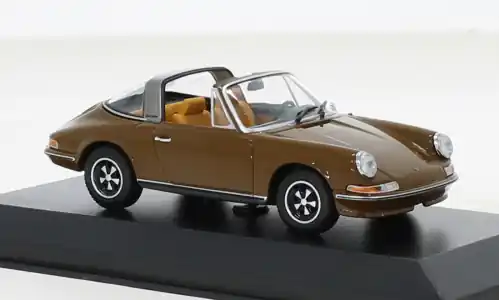 Sonderaktion | Porsche 911 Targa S, braun, 1972, 1 43, Minichamps