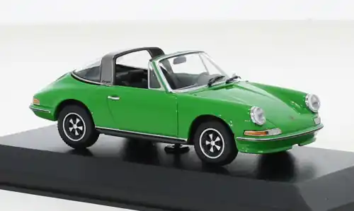 Porsche 911 Targa S, grün, 1972, 1 43, Minichamps - Zertifiziert
