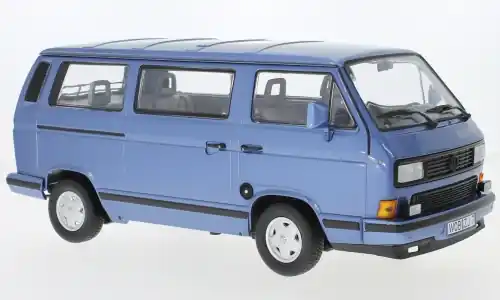 Endet bald | VW T3 Multivan Bluestar, blau, 1990, 1 18, Norev