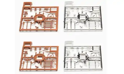 Aktion - - Dachträger, chrom/braun, 1 87, Herpa