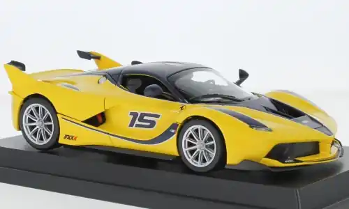Ferrari FXX-K, gelb/schwarz, 2015, 1 24, Bburago - Verfügbar