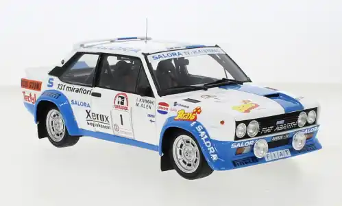 Extra sparen - Fiat 131 Abarth, Rallye WM, Rallye Finnland, 1980, 1, M.Alen/I.Kivimäki, 1 18, Kyosho