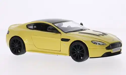 Aston Martin V12 Vantage S, gelb/schwarz, 2013, 1 24, Motormax | Direkt vom Hersteller