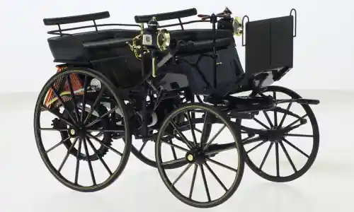 Knallerpreis | Mercedes Daimler Motorkutsche, dunkelblau, 1886, 1 18, Norev