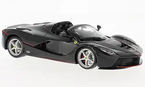 Bestellbar | Ferrari LaFerrari Aperta, schwarz, 1 24, Bburago