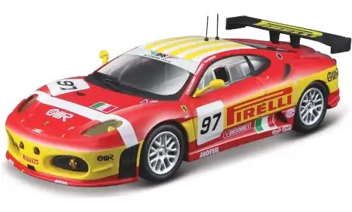Ferrari F430 GTC, 24h Le Mans, 2008, BMS Scuderia Italia, Pirelli, 97, F.Babini/M.Malucelli, 1 43, Bburago - Markenqualität