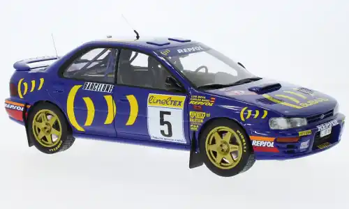 Subaru Impreza 555, Rallye WM, Rallye Monte Carlo, 1995, 5, C.Sainz/L.Moya, 1 18, Kyosho - Neu gelistet