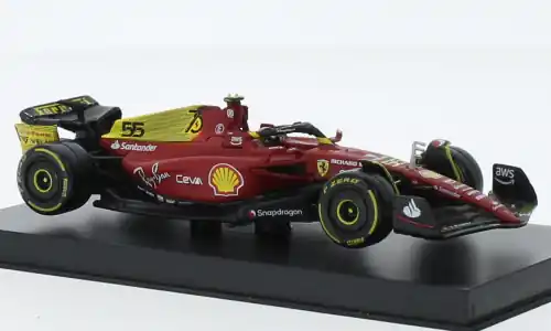 Ferrari F1-75, Formel 1, GP Monza, 2022, Scuderia Ferrari, 55, C.Sainz Jr., 1 43, Bburago - Jetzt zugreifen