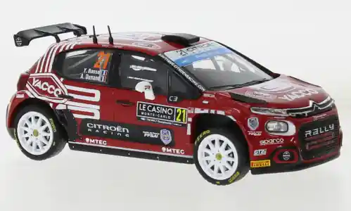 Citroen C3 Rally2, Rallye WM, Rally Monte Carlo, 2023, 21, Y.Rossel/A.Dunand, 1 43, IXO | Kundenfavorit