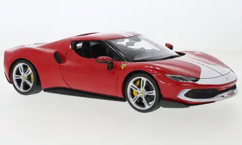 Ferrari 296 GTB, rot/weiss, 1 18, Bburago | Online bestellbar