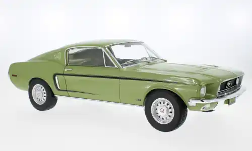 Nur begrenzt verfügbar - Ford Mustang Fastback GT, hellgrün, 1968, 1 12, Norev