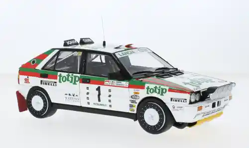 Knallerpreis | Lancia Delta HF 4WD, Targa Florio, 1987, Totip, 1, D.Cerrato/G.Cerri, 1 18, Kyosho