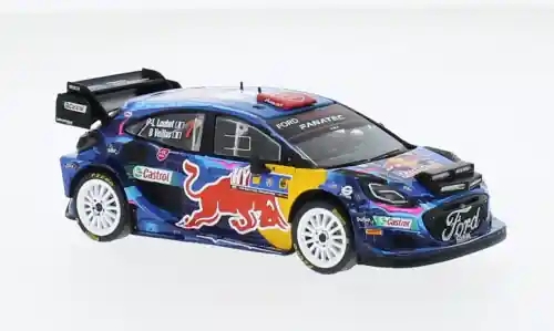 Begrenzte Stückzahl | Ford Puma Rally1, Rallye WM, Central European Rally, 2023, 7, P.-L. Loubet/B.Veillas, 1 43, IXO