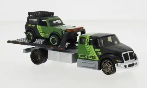 Einfach bestellen | International Durastar Flatbed, schwarz/grün, 2021, 1 64, Maisto