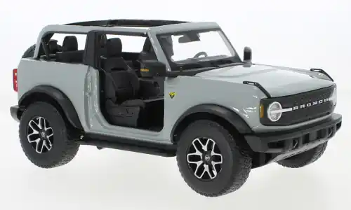 Ford Bronco Badlands, hellgrau, 2021, 1 18, Maisto - Begrenztes Angebot