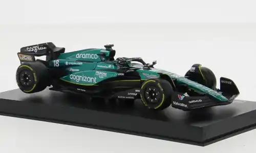 Aston Martin AMR23, Formel 1, 2023, Aston Martin Aramco Cognizant F1 Team, Cognizant, 18, L.Stroll, 1 43, Bburago - Kundenfavorit