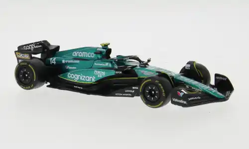 Aston Martin AMR23, Formel 1, 2023, Aston Martin Aramco Cognizant F1 Team, Cognizant, 14, F.Alonso, 1 43, Bburago | Meistverkauft