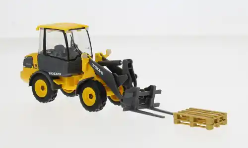 Volvo L25 W, gelb/grau, 1 50, Bburago - Sehr gut bewertet