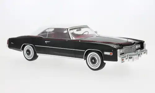 Versandbereit - Cadillac Eldorado Convertible, schwarz, 1976, 1 18, MCG