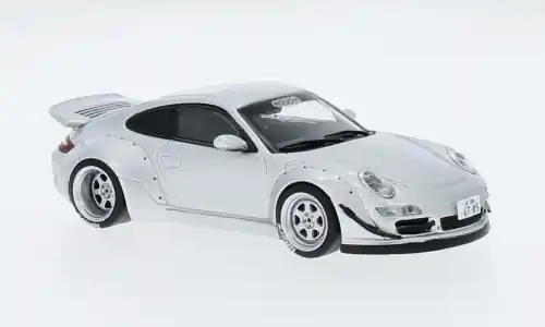 Einfache Rückgabe | Porsche 911 (997) RWB, silber, 1 43, IXO