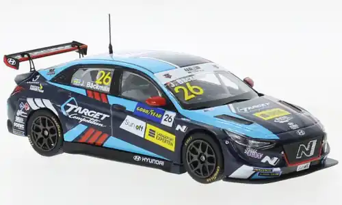 Begrenztes Angebot | Hyundai Elantra N TCR, WTCR, Portugal, 2021, Target Competition, 26, J.Bäckman, 1 43, IXO