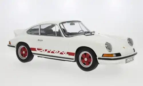Neu | Porsche 911 Carrera RS 2.7, weiss/rot, 1973, 1 12, Norev