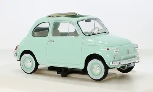Neuheit | Fiat 500 L, helltürkis, 1968, 1 18, Norev