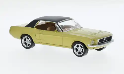Ford Mustang, gold/schwarz, 1968, 1 43, Norev | Qualitätsprodukt