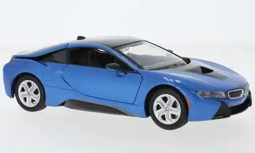 BMW i8, blau, 2018, 1 24, Motormax | Top-Preis