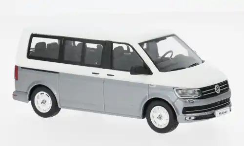 VW T6 Multivan, weiss/grau, 2017, 1 43, IXO | Zertifiziert
