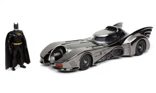 Batman Batmobile, chrom, 1989, Batman, 1 24, Jada - Neu verfügbar
