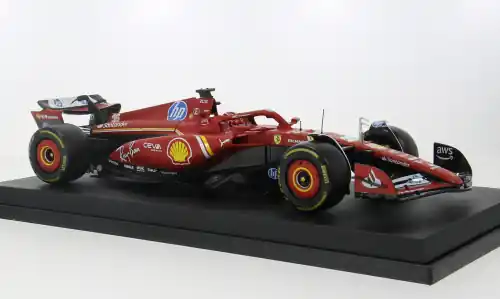 Ferrari SF-24, Formel 1, 2024, Scuderia Ferrari, 16, C.Leclerc, 1 18, Bburago | Nur noch heute