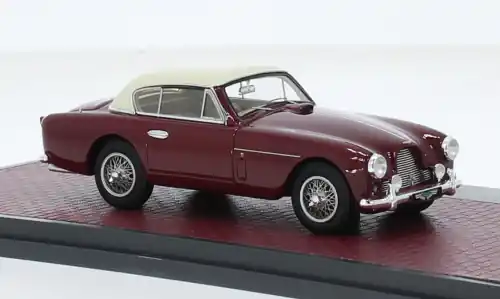 Aston Martin DB2-4 FHC Notchback, dunkelrot/hellbeige, 1955, 1 43, Matrix | Sehr gut bewertet
