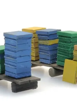 Begrenzte Stückzahl - Magazinebeuten mit Imker -1 87- Fertigmodell aus Resin, lackiert