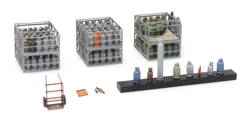 Jetzt bestellen - Ladegut Gasflasche (62mm x 22mm) -1 87- Fertigmodell aus Resin, lackiert