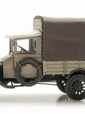 Ford TT grau mit Haube -1 87- Fertigmodell aus Resin, lackiert - Neues Produkt