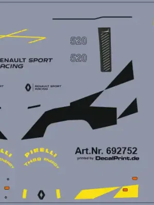 Jetzt erhältlich - Truckdekor für Renault T Sport Racing (9,3 x 4,8 cm)