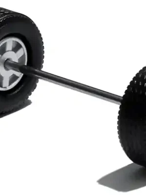 Radsatz silber lackiert, MEDI Aufliegerachse - Sparangebot