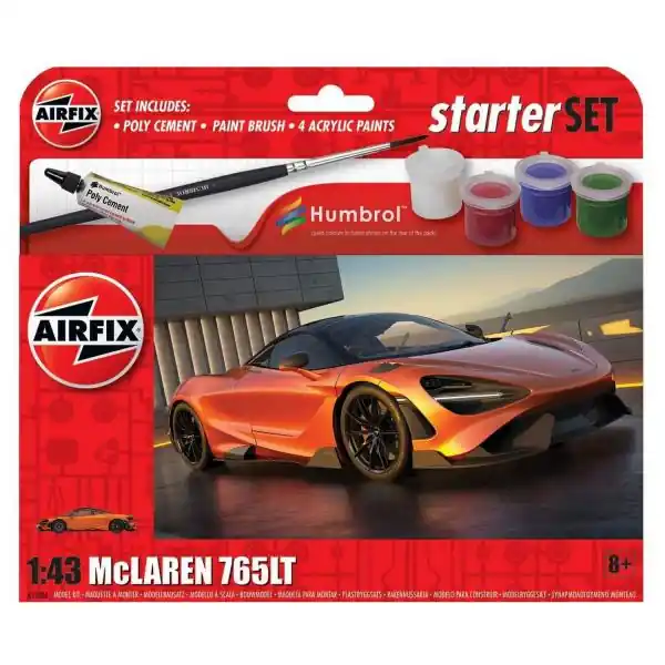 Modellauto Starter Set - McLaren 765LT - Airfix | Top bewertet