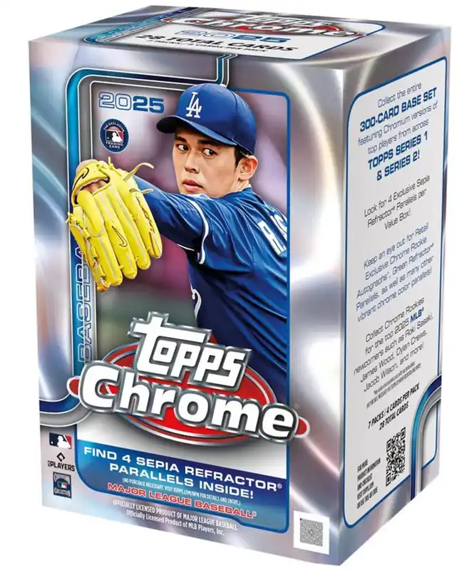 Wochenendangebot - 2025 Topps Chrome Baseball Value Box