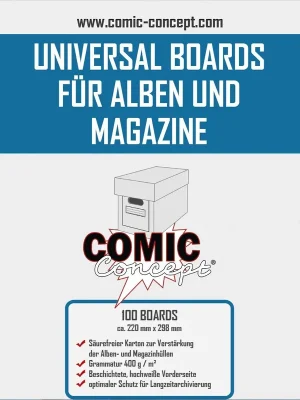 Gleich bestellen | Comic Backing Boards Magazine Size (100 St.)
