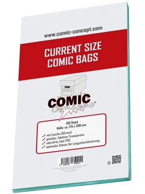 CC Comic Bags Current Size (100 Hüllen) | Herstellerpreis