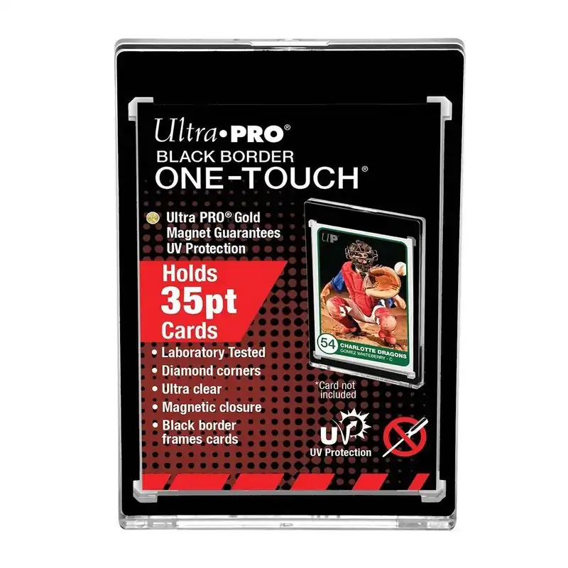 One-Touch Card Holder mit schwarzem Rand (35pt) - Endet bald