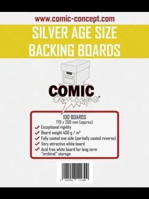 Comic Backing Boards Silver Age Size (100 St.) - Nur noch kurze Zeit