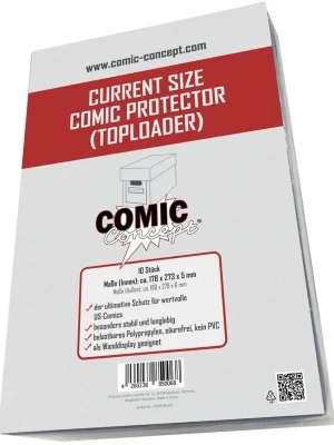 Comic Concept Current Size Comic Protector (10 Toploader) - Top-Deal